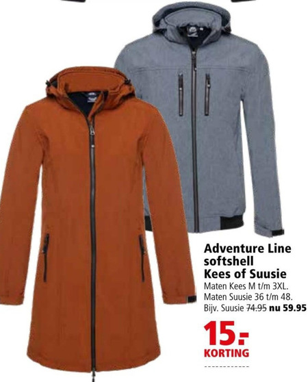 Adventure Line   heren jack, damesjack folder aanbieding bij  Welkoop - details