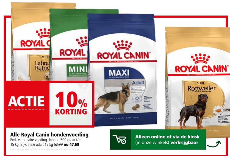 Royal Canin   hondenvoer folder aanbieding bij  Welkoop - details