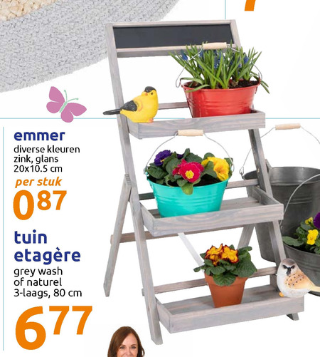 plantenetagere aanbieding bij Action -