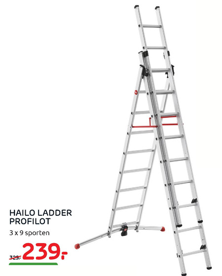 Hailo   vouwladder folder aanbieding bij  Praxis - details