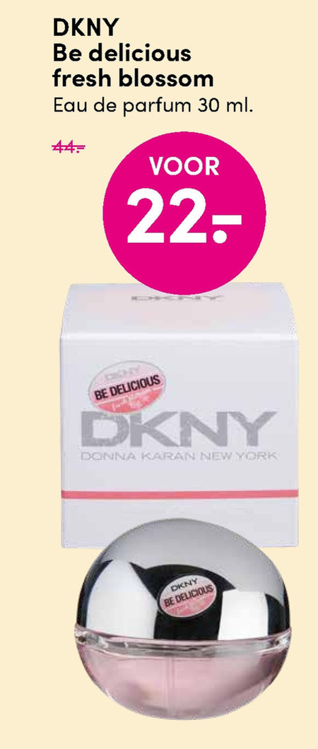 DKNY   eau de parfum folder aanbieding bij  D.I.O. Drogist - details