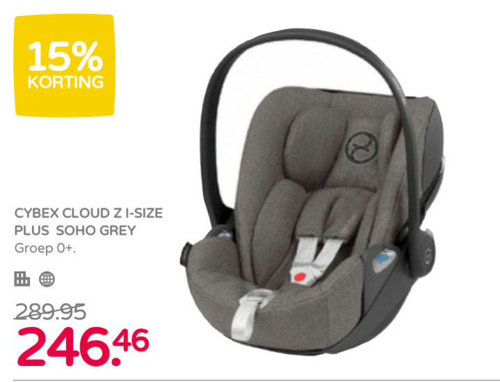 Cybex   autostoeltje folder aanbieding bij  Prenatal - details