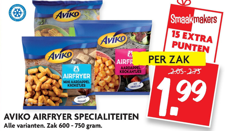 Aviko   patat, aardappelkroketjes folder aanbieding bij  Dekamarkt - details