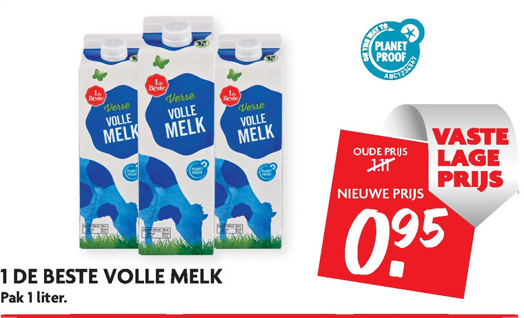 1 De Beste   melk folder aanbieding bij  Dekamarkt - details