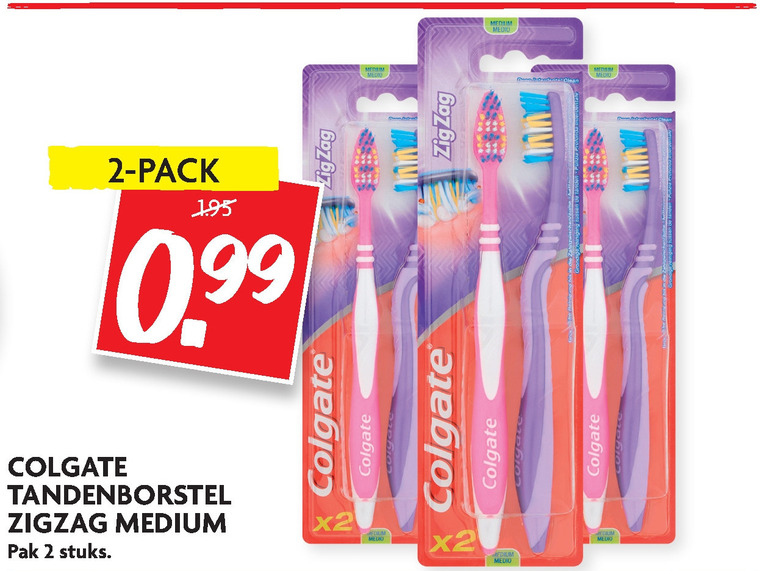 Colgate   tandenborstel folder aanbieding bij  Dekamarkt - details