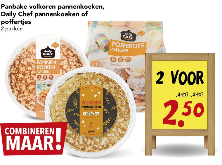 Panbake   poffertjes, pannenkoek folder aanbieding bij  Deen - details