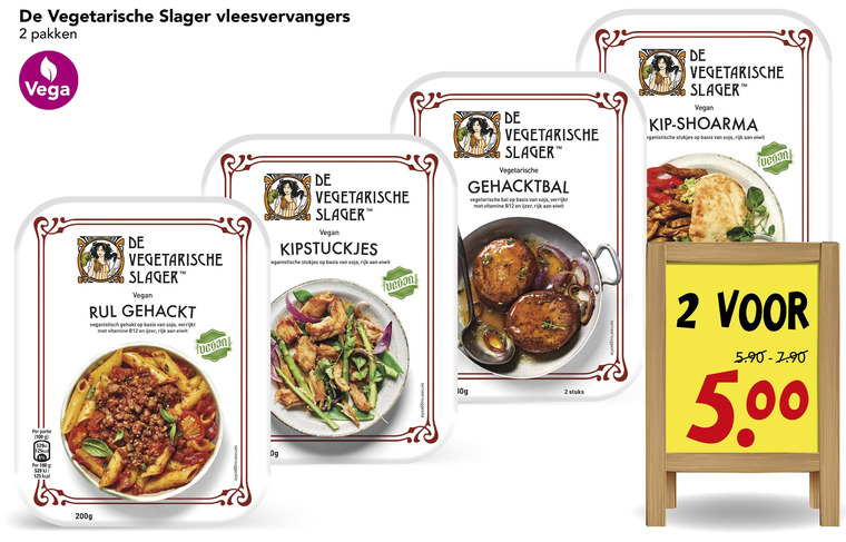 De vegetarische Slager   vegetarisch folder aanbieding bij  Deen - details