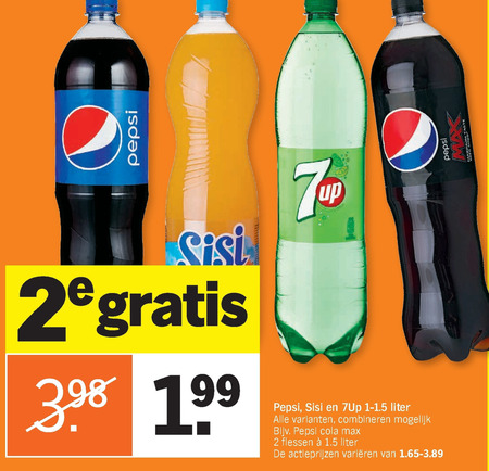 7-Up   frisdrank, cola folder aanbieding bij  Albert Heijn - details