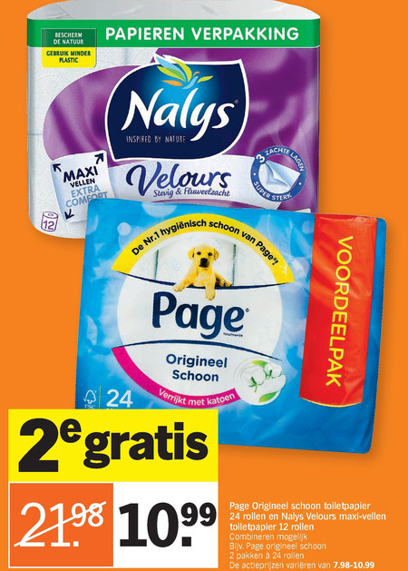 Page   toiletpapier folder aanbieding bij  Albert Heijn - details