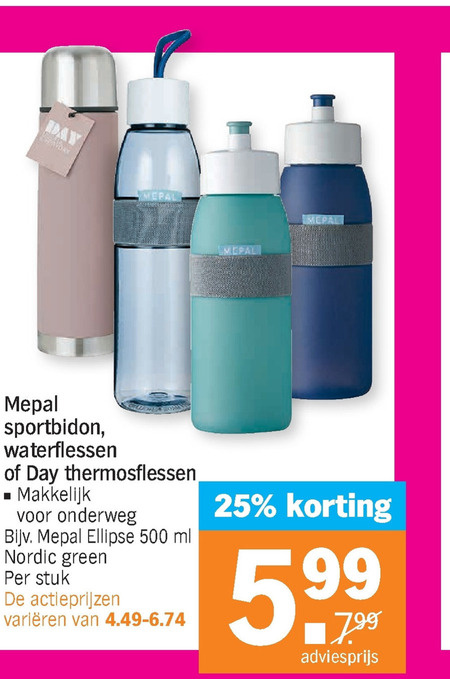 Mepal   thermosfles, bidon folder aanbieding bij  Albert Heijn - details