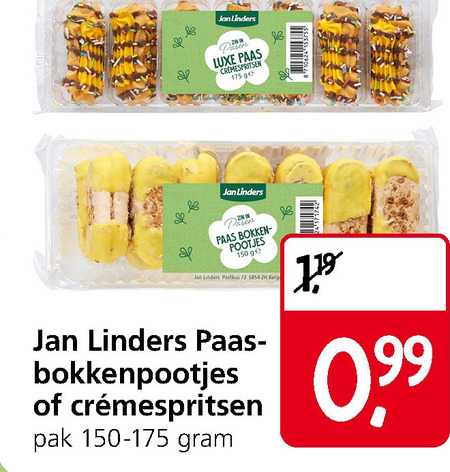 Jan Linders Huismerk   paaskoekjes folder aanbieding bij  Jan Linders - details