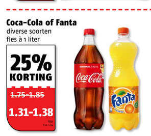 Coca-Cola   frisdrank, cola folder aanbieding bij  Poiesz - details