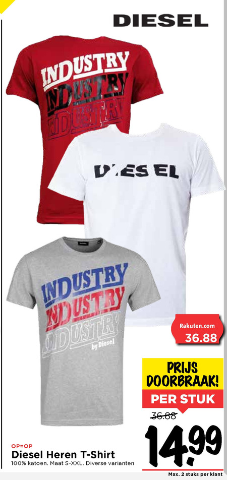 diesel t shirts heren