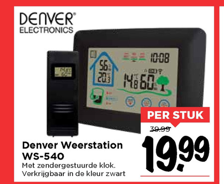 Denver   weerstation folder aanbieding bij  Vomar - details