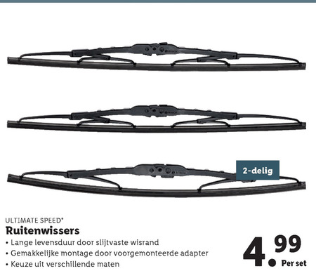 Ultimate Speed   ruitenwisserblad folder aanbieding bij  Lidl - details