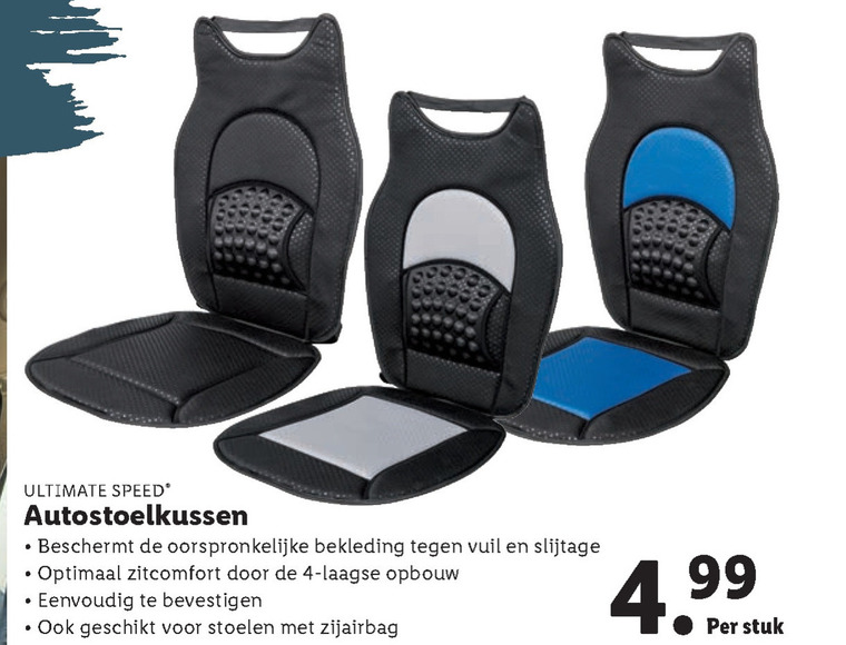 Ultimate Speed   autostoelkussen folder aanbieding bij  Lidl - details