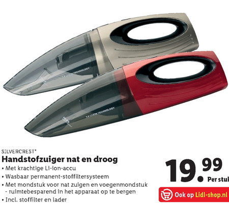 SilverCrest   kruimelzuiger folder aanbieding bij  Lidl - details