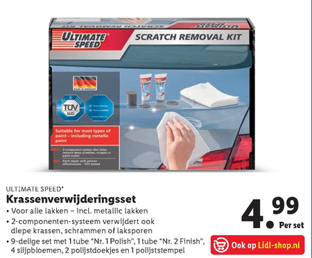 Ultimate Speed   lakkras verwijderaar folder aanbieding bij  Lidl - details