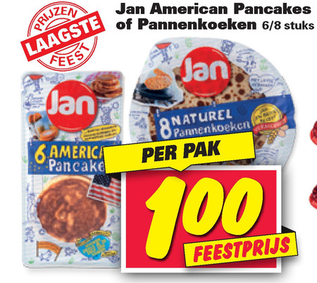 Jan   pannenkoek folder aanbieding bij  Nettorama - details