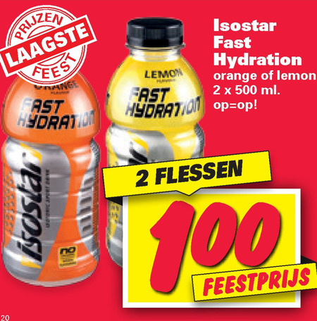 Isostar   sportdrank folder aanbieding bij  Nettorama - details