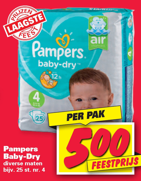 Pampers   luiers folder aanbieding bij  Nettorama - details