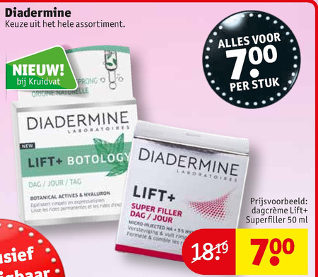 Diadermine   gezichtsverzorging, nachtcreme folder aanbieding bij  Kruidvat - details