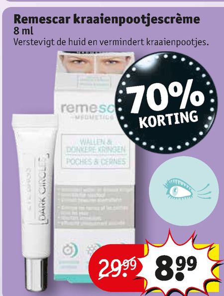 Remescar   oogcreme folder aanbieding bij  Kruidvat - details