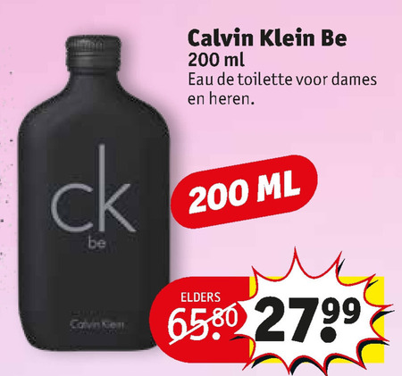 Calvin Klein   eau de toilette folder aanbieding bij  Kruidvat - details