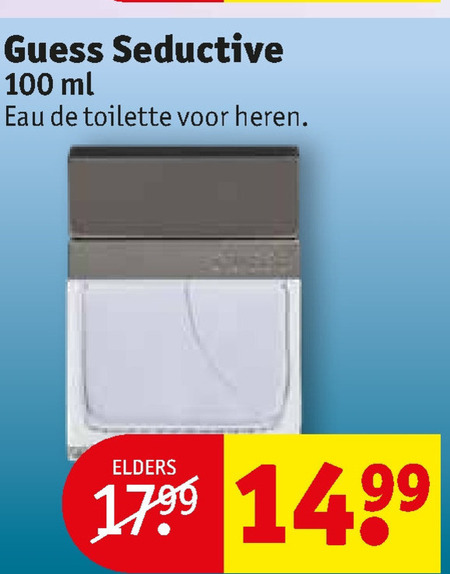 Guess   eau de toilette folder aanbieding bij  Kruidvat - details