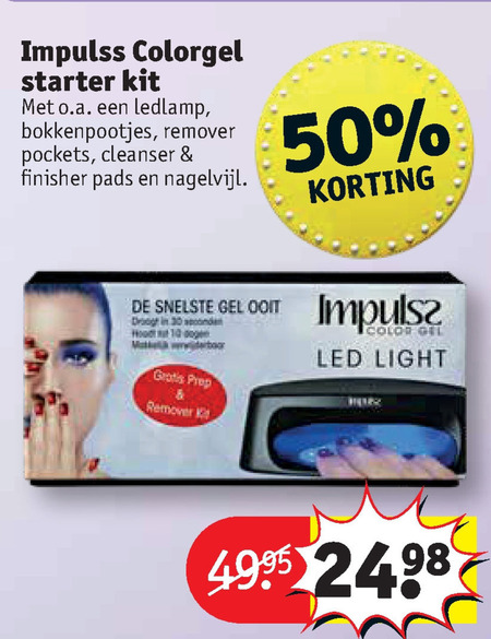 impulss   nageldroger folder aanbieding bij  Kruidvat - details