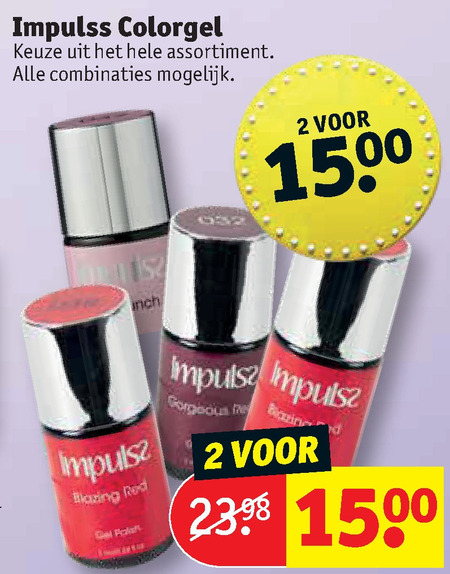 impulss   nagellak folder aanbieding bij  Kruidvat - details