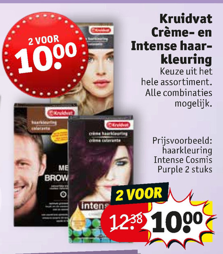 Kruidvat Huismerk   haarkleuring folder aanbieding bij  Kruidvat - details