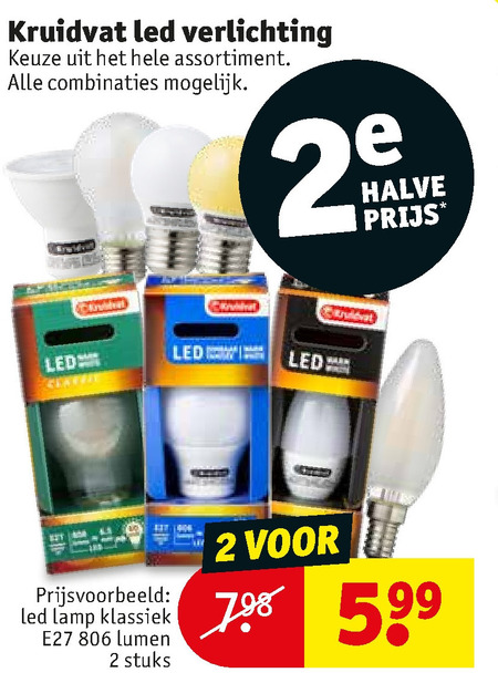 Kruidvat Huismerk led folder aanbieding Kruidvat - details