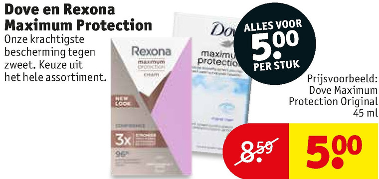 Rexona   deodorant folder aanbieding bij  Kruidvat - details