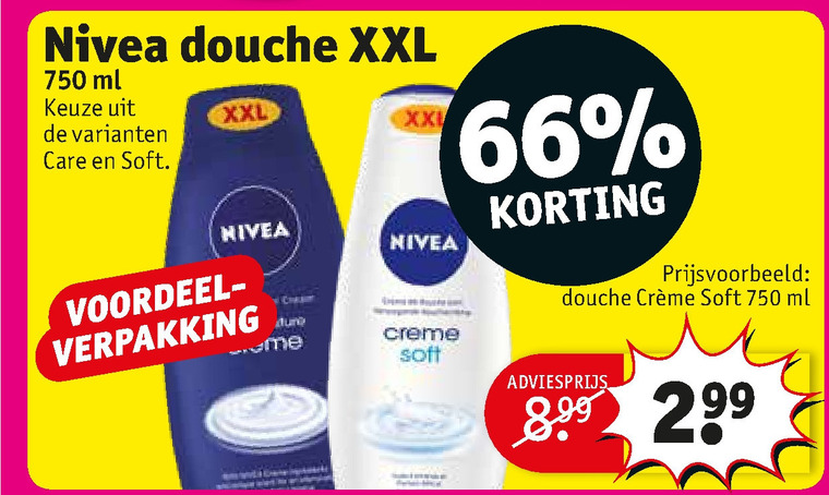 Nivea   douchegel folder aanbieding bij  Kruidvat - details