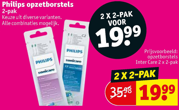 Philips   opzetborstel folder aanbieding bij  Kruidvat - details