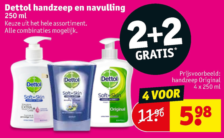 Dettol   handzeep folder aanbieding bij  Kruidvat - details