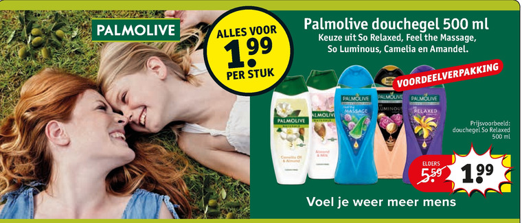 Palmolive   douchegel folder aanbieding bij  Kruidvat - details