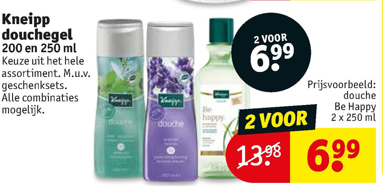 Kneipp   douchegel folder aanbieding bij  Kruidvat - details