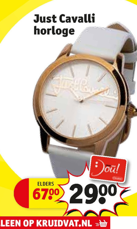 Just cavalli top horloge kruidvat