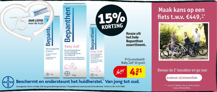 Bepanthen   babyzalf, huidirritatie folder aanbieding bij  Kruidvat - details