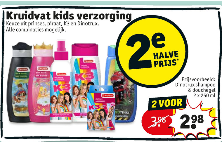 Kruidvat Huismerk   shampoo, douchegel folder aanbieding bij  Kruidvat - details