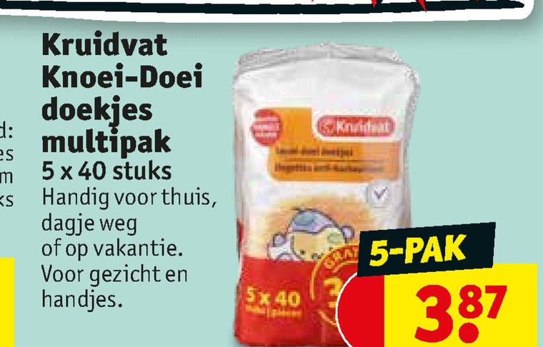 Kruidvat Huismerk   gezichtsdoekjes folder aanbieding bij  Kruidvat - details