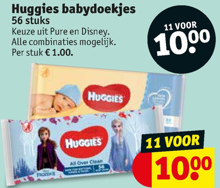 Huggies   billendoekjes folder aanbieding bij  Kruidvat - details