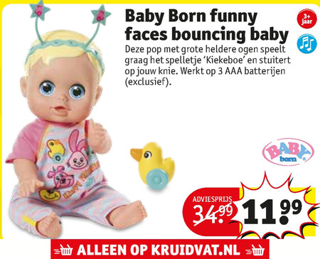 Baby Born   baby born folder aanbieding bij  Kruidvat - details