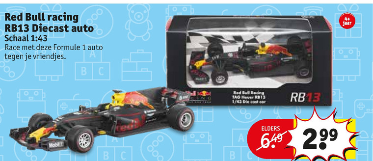 Red Bull   miniatuur auto folder aanbieding bij  Kruidvat - details