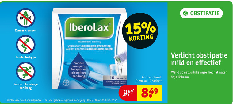 Iberolax   huisapotheek folder aanbieding bij  Kruidvat - details