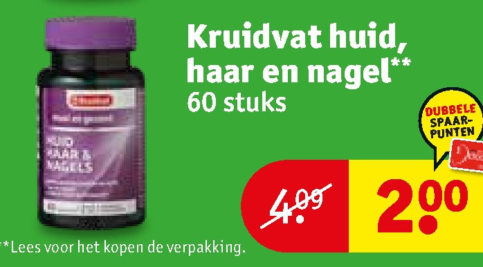 Kruidvat Huismerk   voedingssupplement folder aanbieding bij  Kruidvat - details