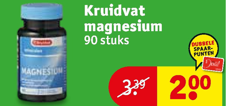 Kruidvat Huismerk   voedingssupplement folder aanbieding bij  Kruidvat - details