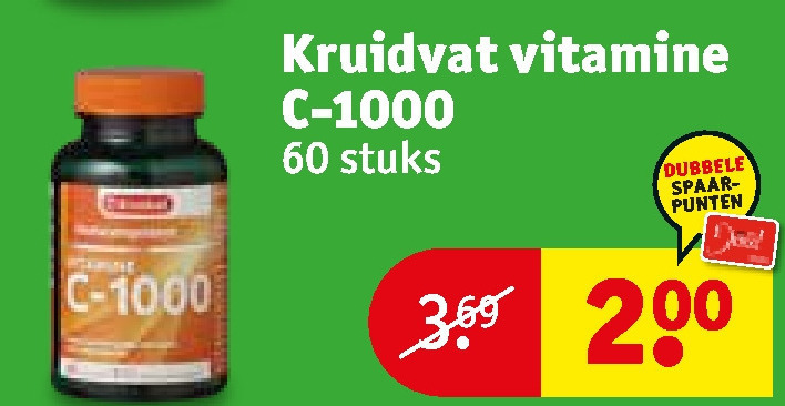 Kruidvat Huismerk   vitamine folder aanbieding bij  Kruidvat - details